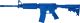 M4 Flat Top Open Stock Weighted Blue Training Long Gun by Ring's Blueguns