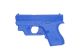 GLOCK 43 w/C.T. Green Laser Weighted Blue Training Gun by Ring's Blueguns