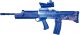 L85A2 w/Forward Rail, ACOG Weighted Blue Training Long Gun by Ring's Blueguns