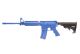 M4 Flat Top, Fwd Rail w/Adjustable Stock Blue Training Long Gun by Ring's Blueguns