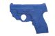 S&W SHIELD w/C.T. Laserguard Weighted Blue Training Gun by Ring's Blueguns