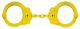 Peerless Handcuffs Peerless Model 750 Chain Link Handcuffs - Yellow Finish