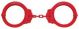 Peerless Handcuffs Peerless Model 7030 Oversize Chain Link Handcuffs - Red Finish