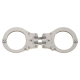 Peerless Handcuffs 801C Hinged Cuff Nickle (10Pk)